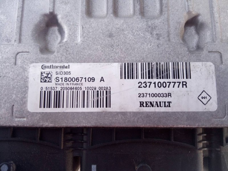 Recambio de centralita motor uce para renault megane iii berlina 5 p dynamique referencia OEM IAM 237100777R S180067109 E2-A1-18