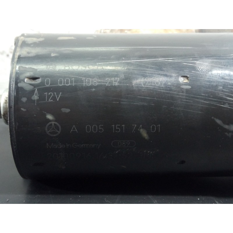Recambio de motor arranque para mercedes-benz clase a (w169) a 180 cdi a-edition referencia OEM IAM A0051517401 0001108217 P3-B8