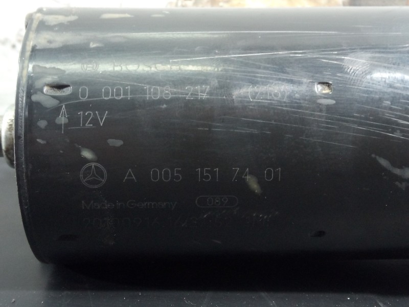 Recambio de motor arranque para mercedes-benz clase a (w169) a 180 cdi a-edition referencia OEM IAM A0051517401 0001108217 P3-B8