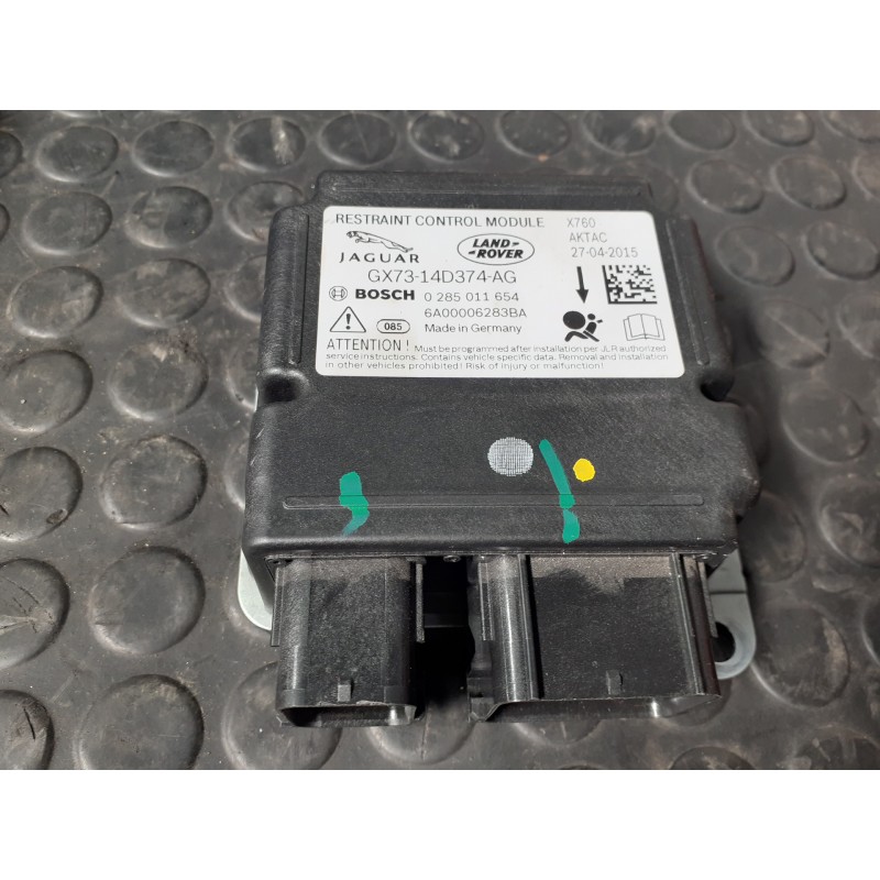 Recambio de kit airbag para jaguar xe pure referencia OEM IAM GX7314D374AG 0285011654 P2-A3-36