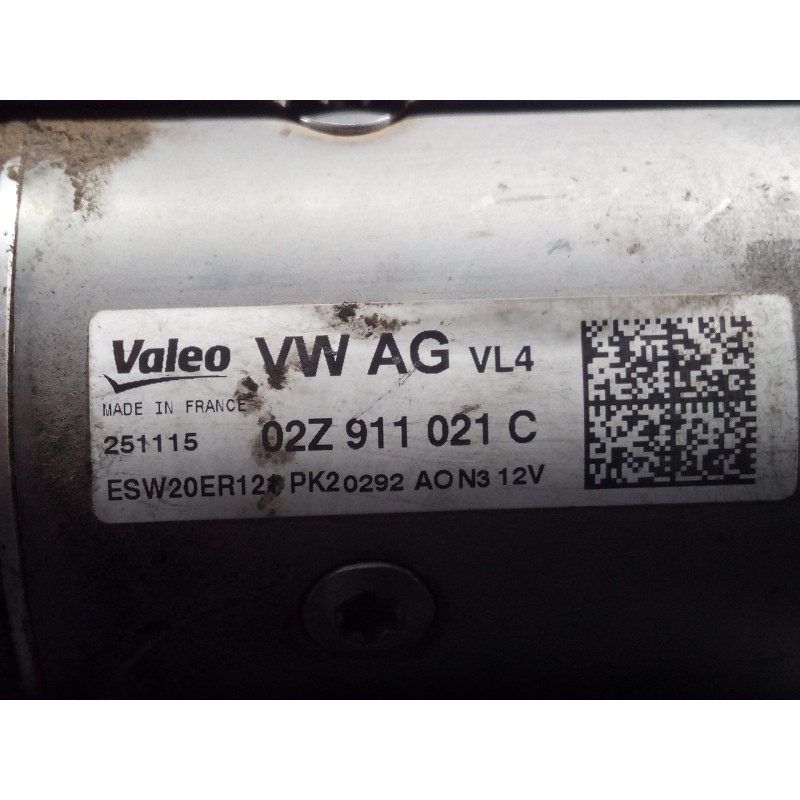 Recambio de motor arranque para audi a3 (8p) 1.9 tdi ambition referencia OEM IAM 02Z911021C  P3-B8-4-4