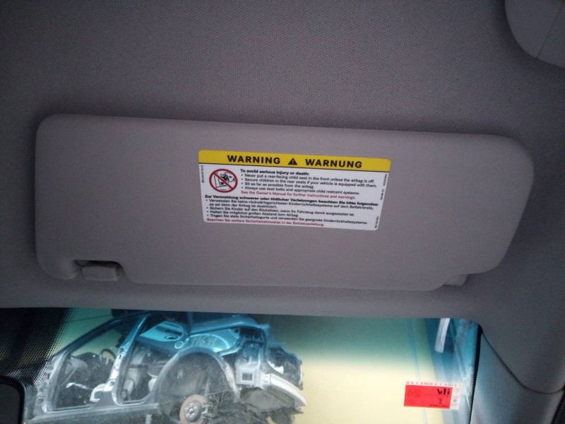 Recambio de parasol derecho para mercedes-benz clase b (w245) 200 cdi (245.208) referencia OEM IAM   