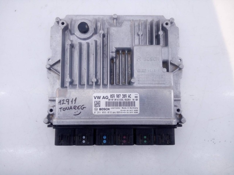 Recambio de centralita motor uce para volkswagen touareg r-line 4 motion referencia OEM IAM 059907309AC 0281036018 E2-A1-13-7
