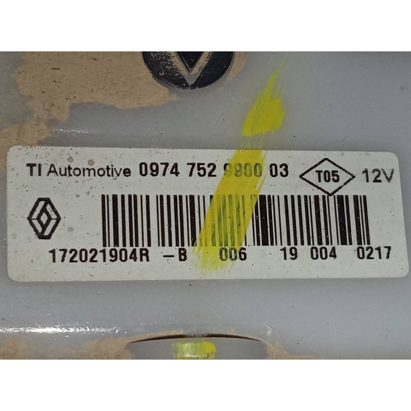 Recambio de aforador para dacia sandero stepway ambiance referencia OEM IAM 172021904R  