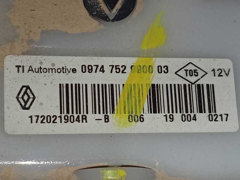 Recambio de aforador para dacia sandero stepway ambiance referencia OEM IAM 172021904R  