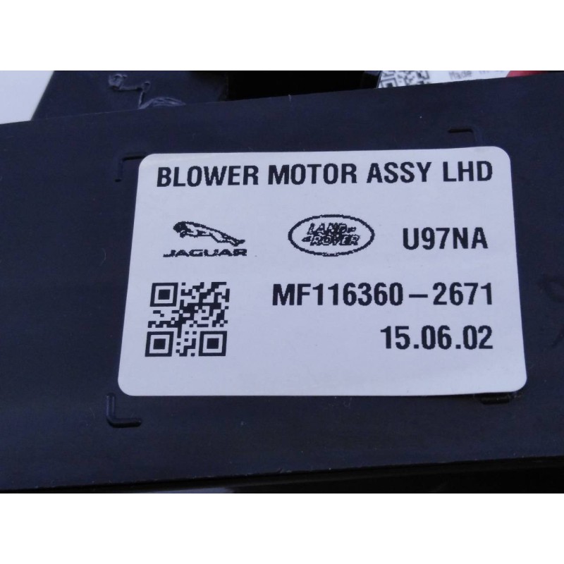 Recambio de ventilador calefaccion para jaguar xe pure referencia OEM IAM GX7319E624AA MF1163602671 E2-B3-4-2