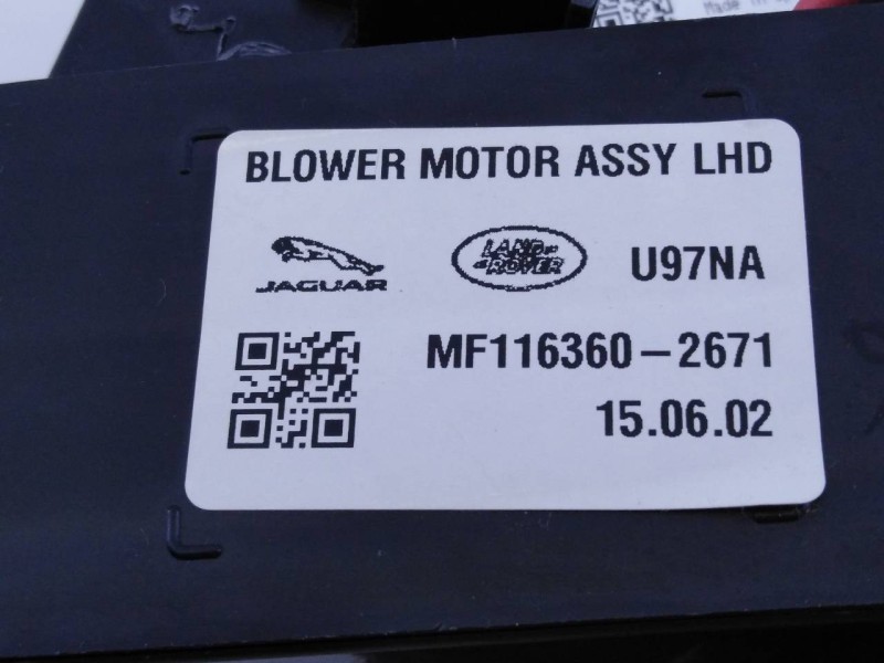 Recambio de ventilador calefaccion para jaguar xe pure referencia OEM IAM GX7319E624AA MF1163602671 E2-B3-4-2