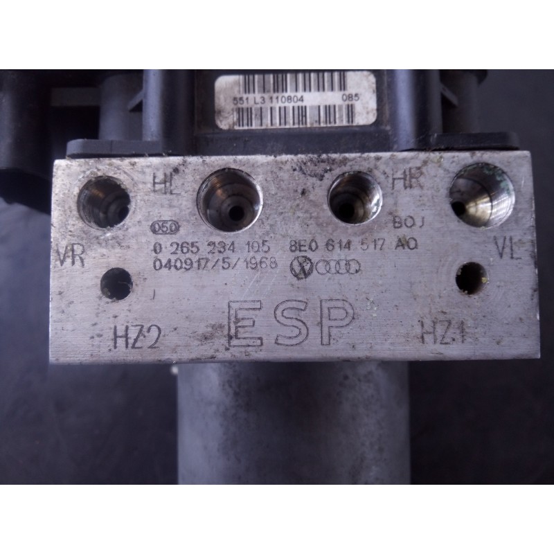 Recambio de abs para audi a4 berlina (8e) 3.0 tdi quattro (150kw) referencia OEM IAM 8E0614517AQ 0265234105 P3-A8-18-4
