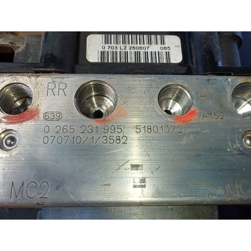Recambio de abs para fiat linea (110) emotion referencia OEM IAM 51801072 0265231995 P3-B8-29-1