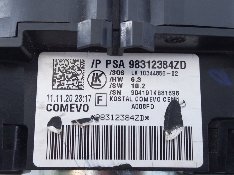 Recambio de anillo airbag para opel vivaro furgón l innovation referencia OEM IAM 98312384ZD  E2-B6-68-1