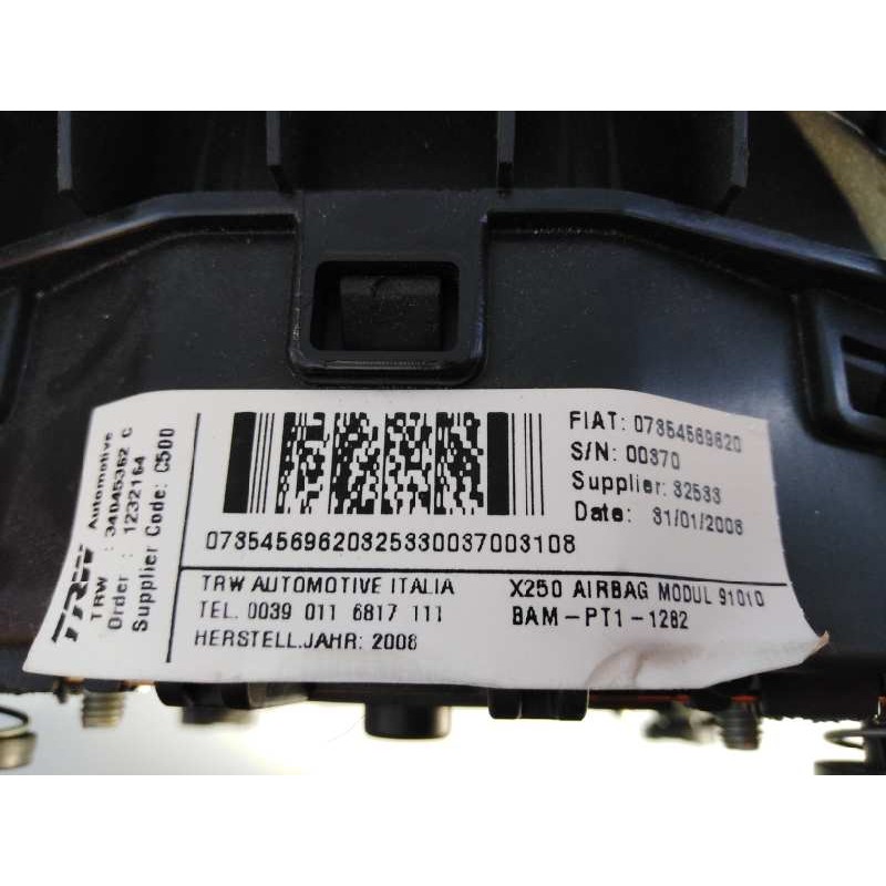 Recambio de airbag delantero izquierdo para fiat ducato caja cerrada 33, techo elevado (06.2006) l2h2 120 multijet referencia OE