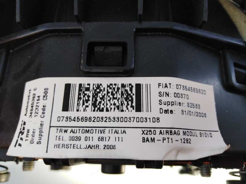 Recambio de airbag delantero izquierdo para fiat ducato caja cerrada 33, techo elevado (06.2006) l2h2 120 multijet referencia OE