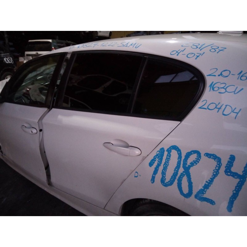 Recambio de puerta trasera izquierda para bmw serie 1 berlina (e81/e87) 120d referencia OEM IAM   