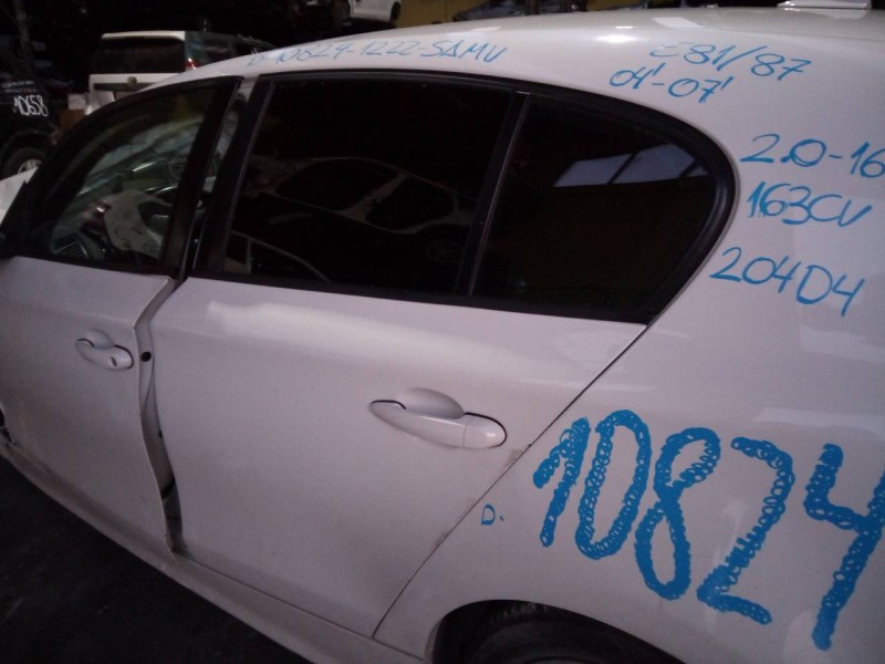 Recambio de puerta trasera izquierda para bmw serie 1 berlina (e81/e87) 120d referencia OEM IAM   