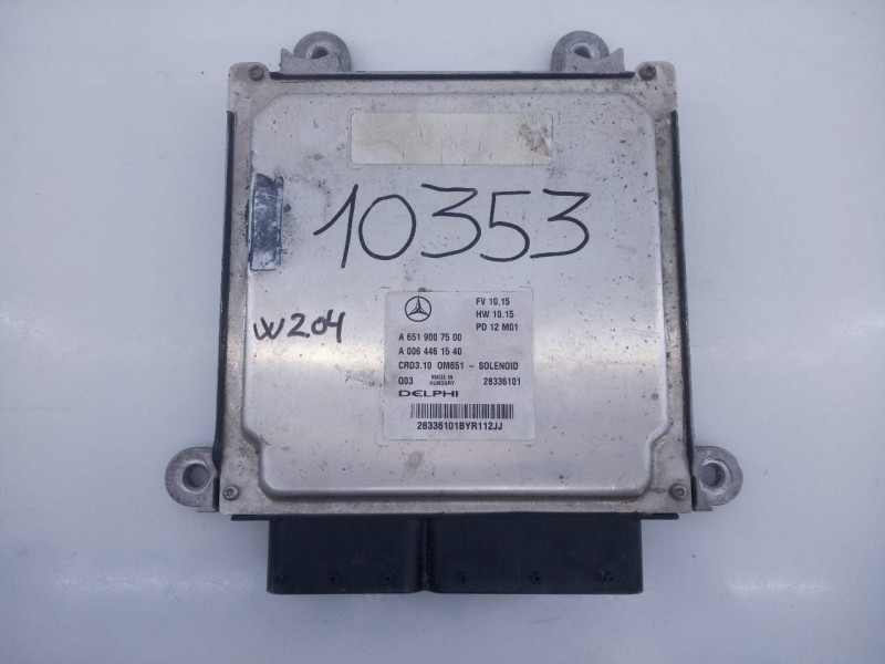 Recambio de centralita motor uce para mercedes-benz clase c (w204) lim. c 220 cdi blueefficiency (204.002) referencia OEM IAM A6