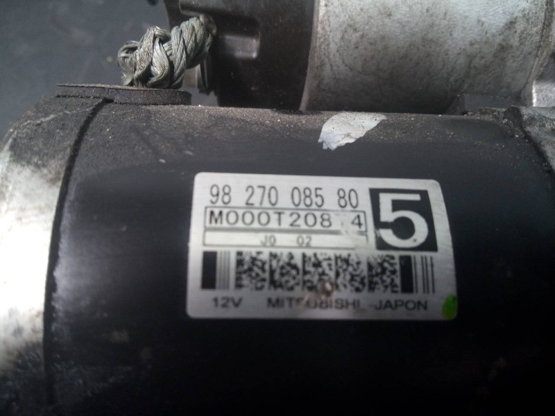 Recambio de motor arranque para opel vivaro furgón l innovation referencia OEM IAM   P3-A7-8-2