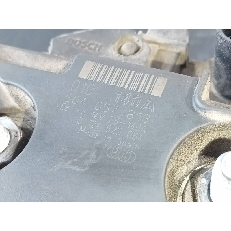 Recambio de alternador para iveco daily caja cerrada (2006 =>) caja cerrada 35c... batalla 3000 referencia OEM IAM 504057813 012