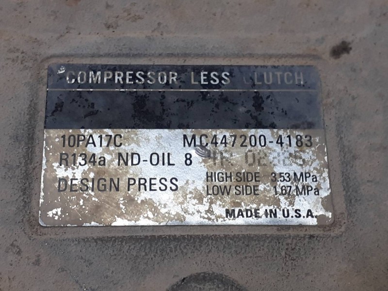 Recambio de compresor aire acondicionado para chrysler voyager (gs) 2.4 referencia OEM IAM 4472004183 10PA17C P3-A1-14-2