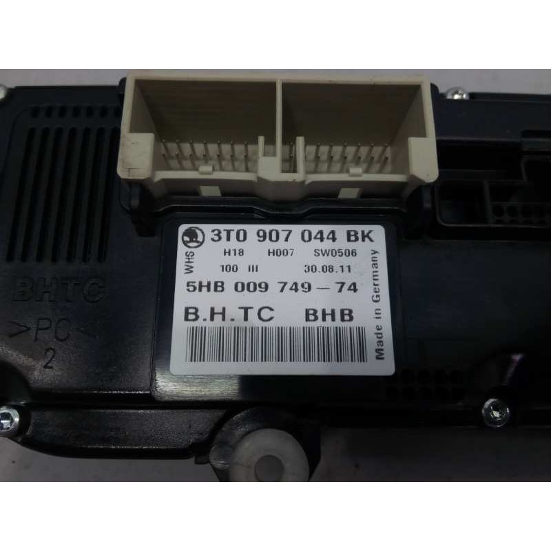 Recambio de mando climatizador para skoda yeti experience referencia OEM IAM 3T0907044BK  E2-A1-7-3