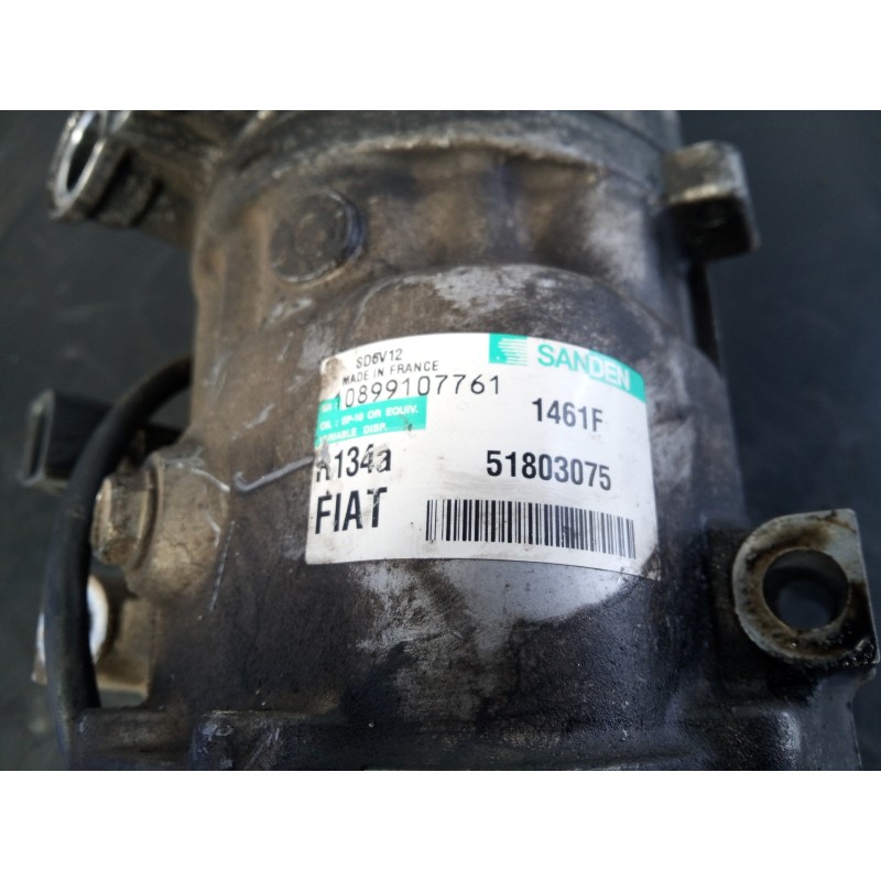 Recambio de compresor aire acondicionado para fiat linea (110) emotion referencia OEM IAM 51803075 10899107761 P3-A2-23-1