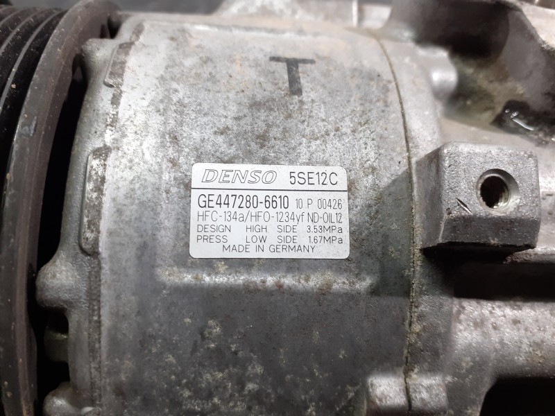 Recambio de compresor aire acondicionado para toyota auris active referencia OEM IAM 4472806610  P3-B2-2-1