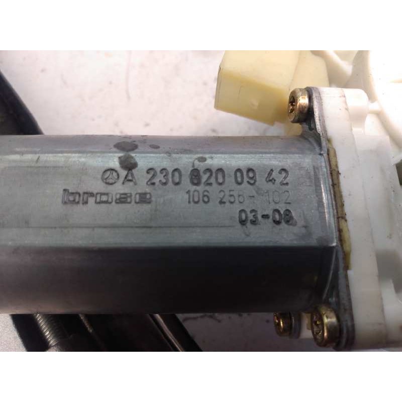 Recambio de elevalunas delantero derecho para mercedes-benz clase clk (w209) coupe 320 (209.365) referencia OEM IAM 2097200846 A