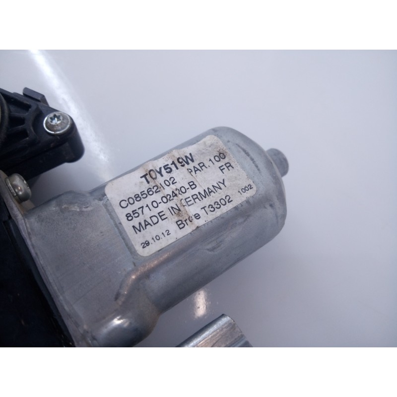 Recambio de elevalunas delantero derecho para toyota auris active referencia OEM IAM 8570102010  E2-B4-15-1