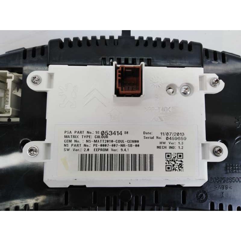 Recambio de cuadro instrumentos para citroën ds4 design referencia OEM IAM 9805577880 A2C86351800 E3-B2-28-2