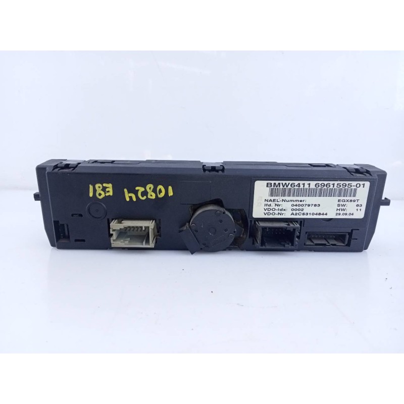 Recambio de mando climatizador para bmw serie 1 berlina (e81/e87) 120d referencia OEM IAM 6961595  E3-A2-24-1
