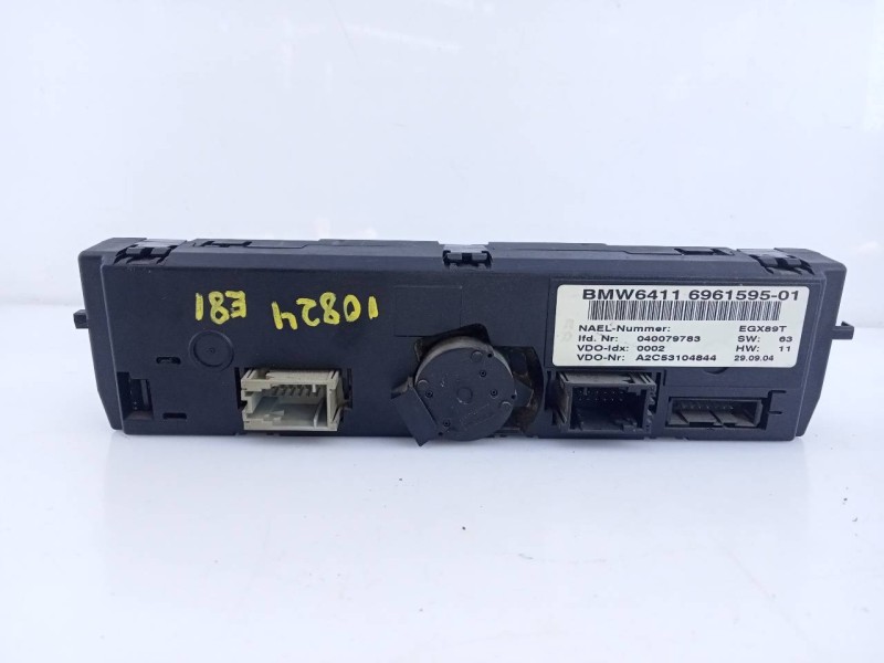 Recambio de mando climatizador para bmw serie 1 berlina (e81/e87) 120d referencia OEM IAM 6961595  E3-A2-24-1
