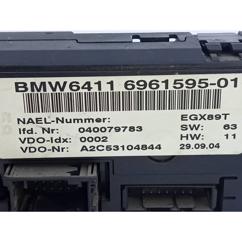 Recambio de mando climatizador para bmw serie 1 berlina (e81/e87) 120d referencia OEM IAM 6961595  E3-A2-24-1