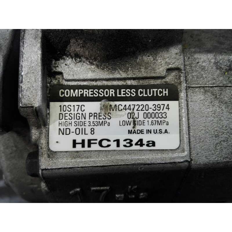 Recambio de compresor aire acondicionado para jeep cherokee (kj) referencia OEM IAM 4472203974 02J000033 P3-A1-8-1