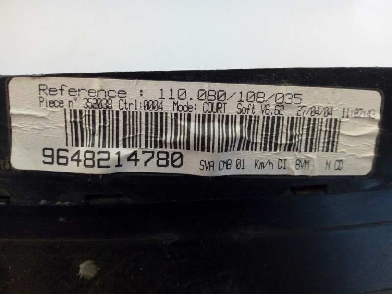 Recambio de cuadro instrumentos para peugeot 406 berlina (s1/s2) srdt referencia OEM IAM 9648214780  E3-B2-45-1