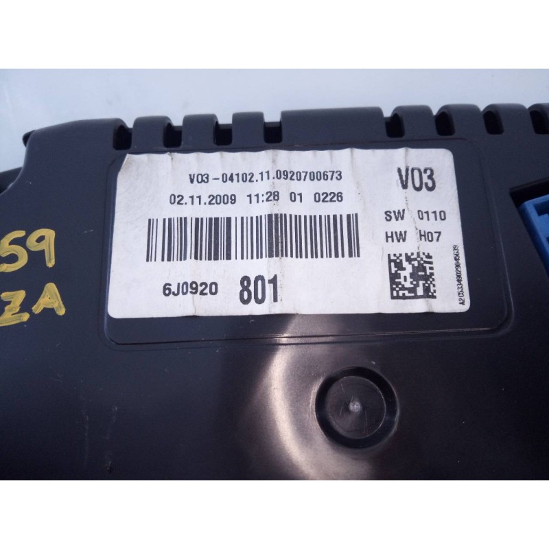 Recambio de cuadro instrumentos para seat ibiza (6j5) good stuff referencia OEM IAM 6J0920801  E2-A1-31-2