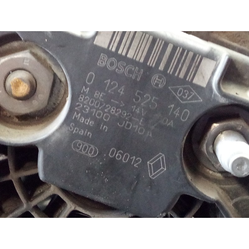 Recambio de alternador para nissan juke (f15) acenta referencia OEM IAM 0124525140 8200728292 P3-A4-4-3