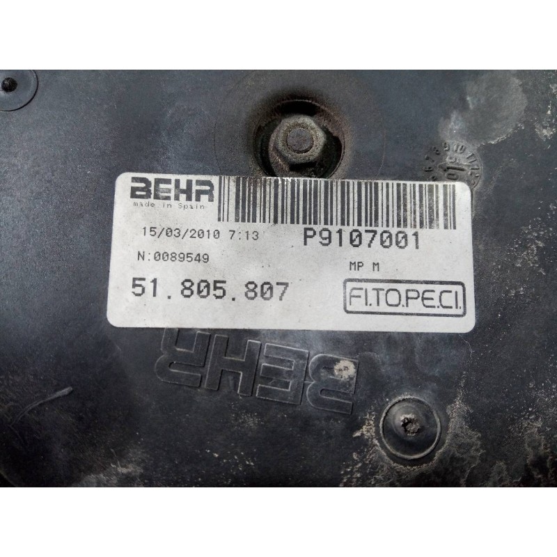 Recambio de electroventilador para citroën nemo basis referencia OEM IAM 51805807 P9107001 P2-B8-33