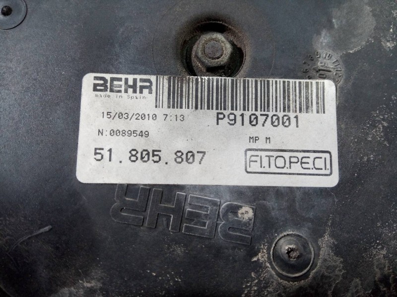 Recambio de electroventilador para citroën nemo basis referencia OEM IAM 51805807 P9107001 P2-B8-33