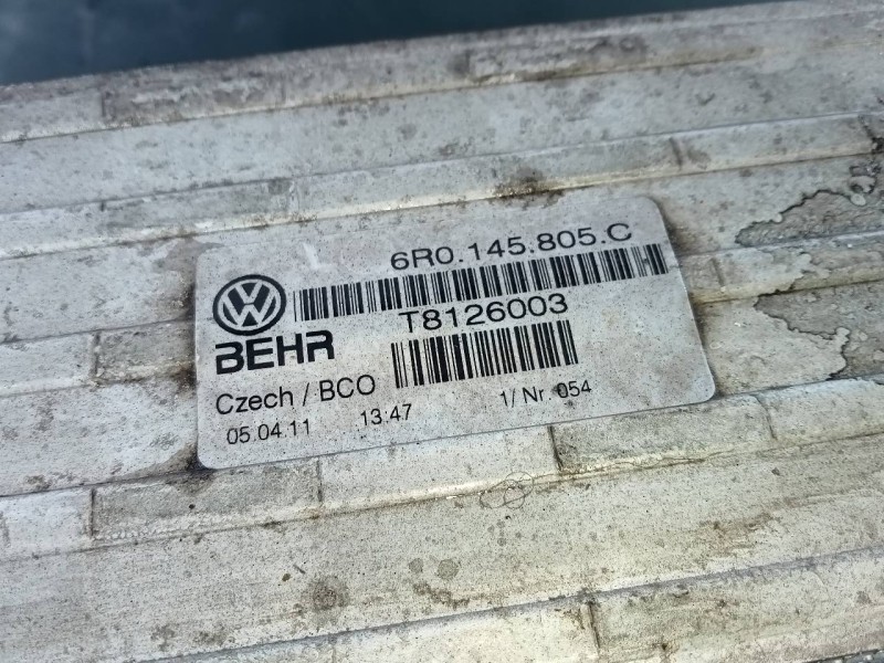 Recambio de intercooler para seat ibiza sc (6j1) bocanegra referencia OEM IAM 6R0145805C T8126003 P2-B10-11
