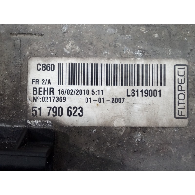 Recambio de intercooler para citroën nemo basis referencia OEM IAM 51790623 L8119001 P2-A11-8