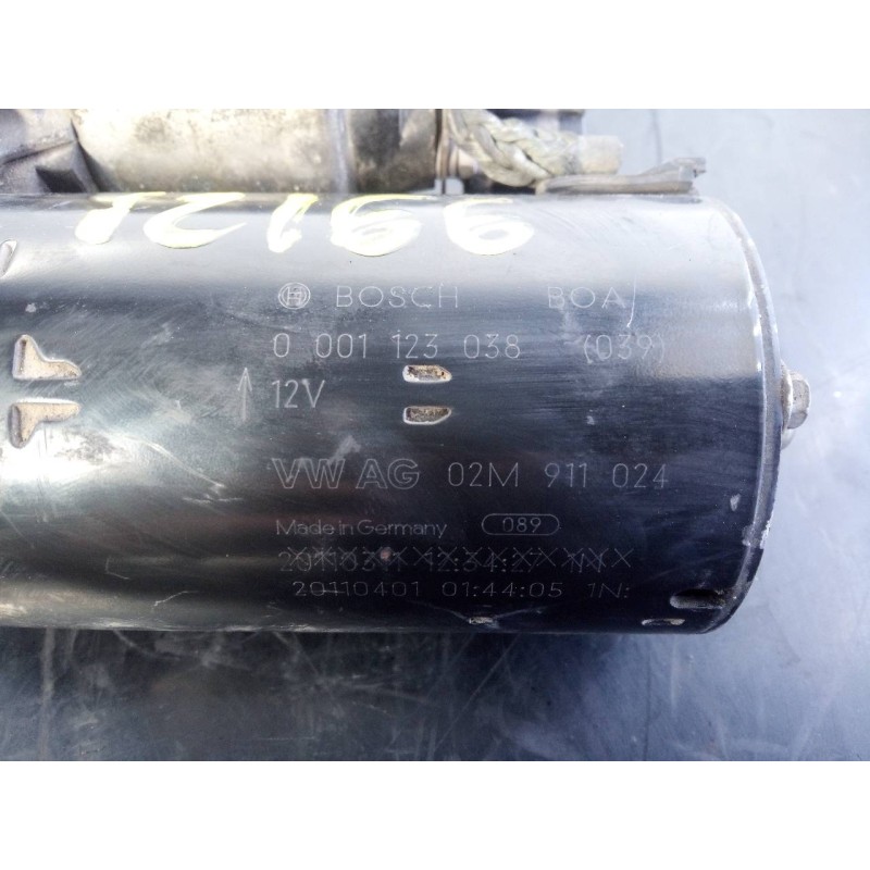 Recambio de motor arranque para seat ibiza sc (6j1) bocanegra referencia OEM IAM 02M911024  P3-B8-12-1
