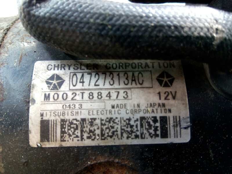 Recambio de motor arranque para chrysler voyager (rg) 2.5 crd lx grand voyager referencia OEM IAM 04727313AC MOO2T88473 P3-A10-1