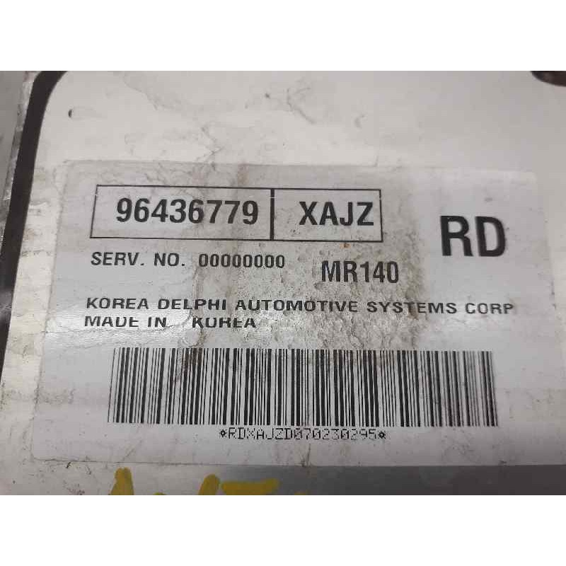 Recambio de centralita motor uce para chevrolet aveo ls referencia OEM IAM 96436779  E3-A5-12-4