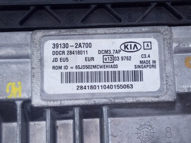 Recambio de centralita motor uce para kia cee´d drive referencia OEM IAM 391302A700  E3-A3-25-1
