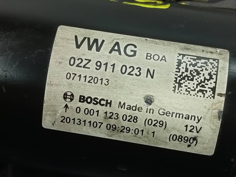 Recambio de motor arranque para seat toledo (kg3) reference referencia OEM IAM 02Z911023N  P3--A10-22-1