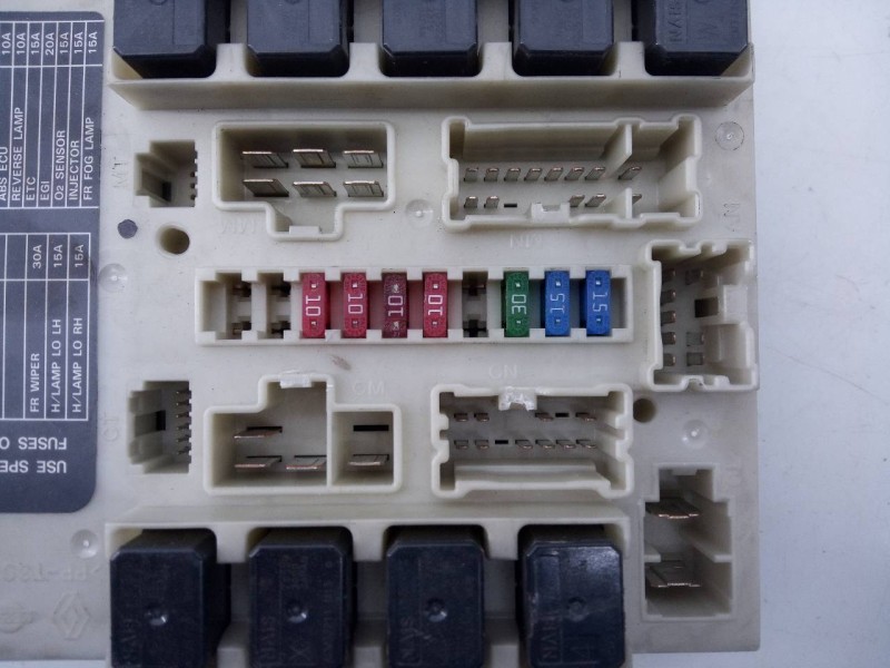 Recambio de caja reles / fusibles para nissan x-trail (t31) se referencia OEM IAM   E3-B4-29-2