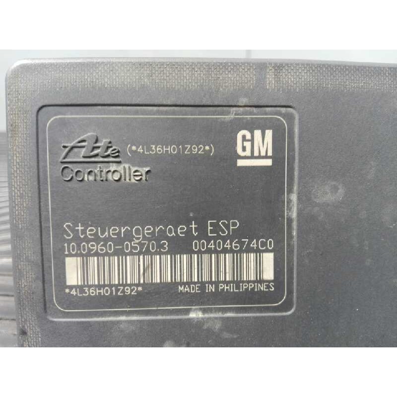 Recambio de abs para opel zafira b enjoy referencia OEM IAM 10096005703 00404674C0 P3-A8-28-5