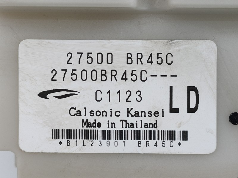 Recambio de mando climatizador para nissan qashqai (j10) acenta referencia OEM IAM 27500BR45C 27500BR45C E3-B4-24-4
