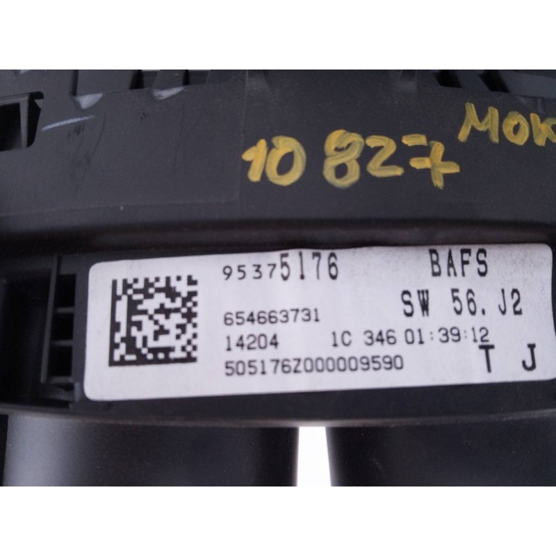 Recambio de cuadro instrumentos para opel mokka edition ecoflex referencia OEM IAM 95375176 654663731 E3-A5-30-3