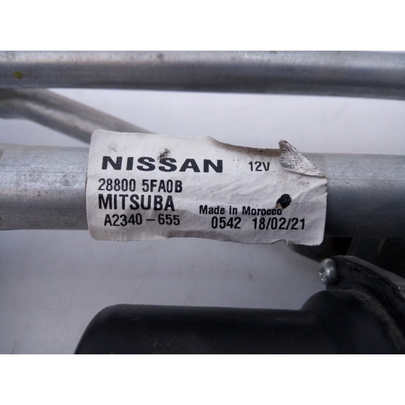 Recambio de motor limpia delantero para nissan micra v (k14) acenta referencia OEM IAM 0X29MP03 C118A1552 E2-A4-61-2