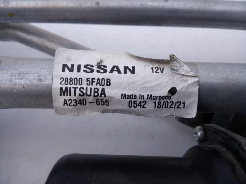 Recambio de motor limpia delantero para nissan micra v (k14) acenta referencia OEM IAM 0X29MP03 C118A1552 E2-A4-61-2